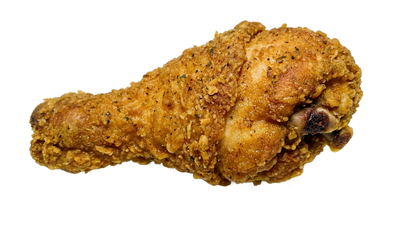 fried chicken leg png PNG transparent background