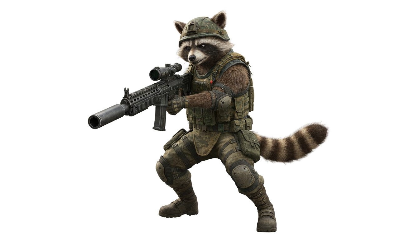 rocket raccoon png PNG transparent background