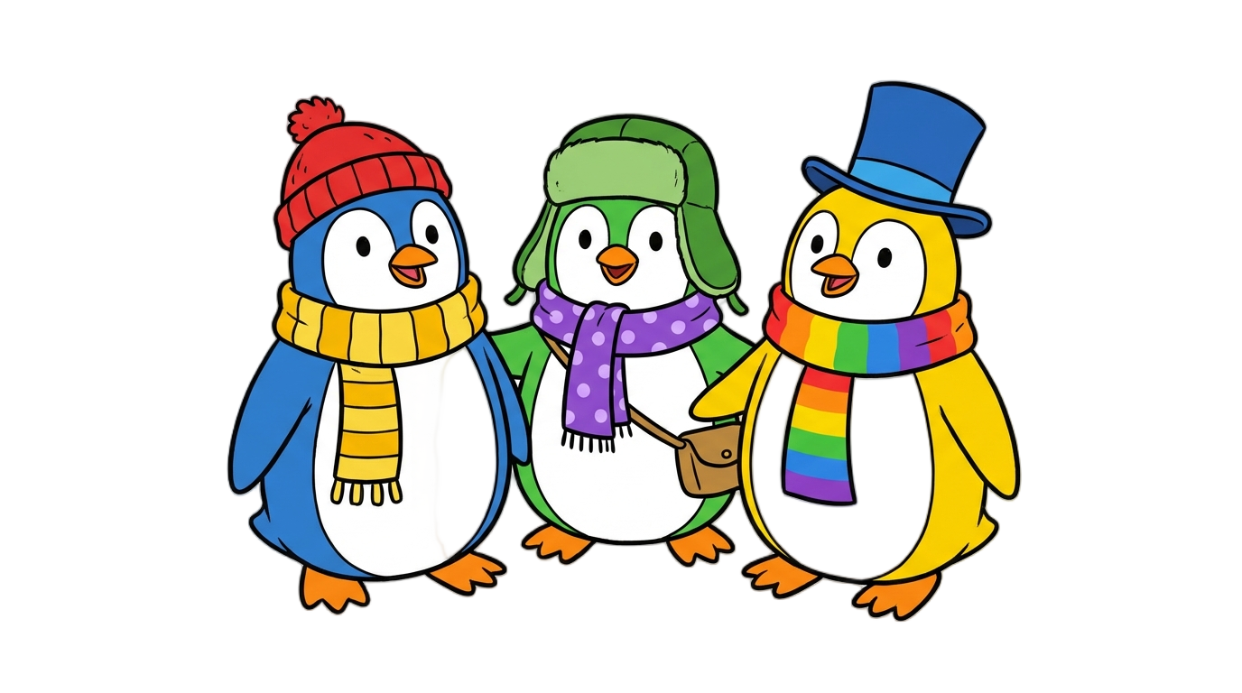 club penguin characters png PNG transparent background