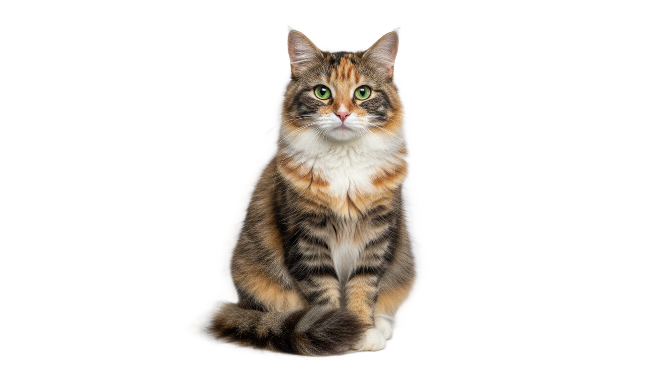 calico cat png PNG transparent background
