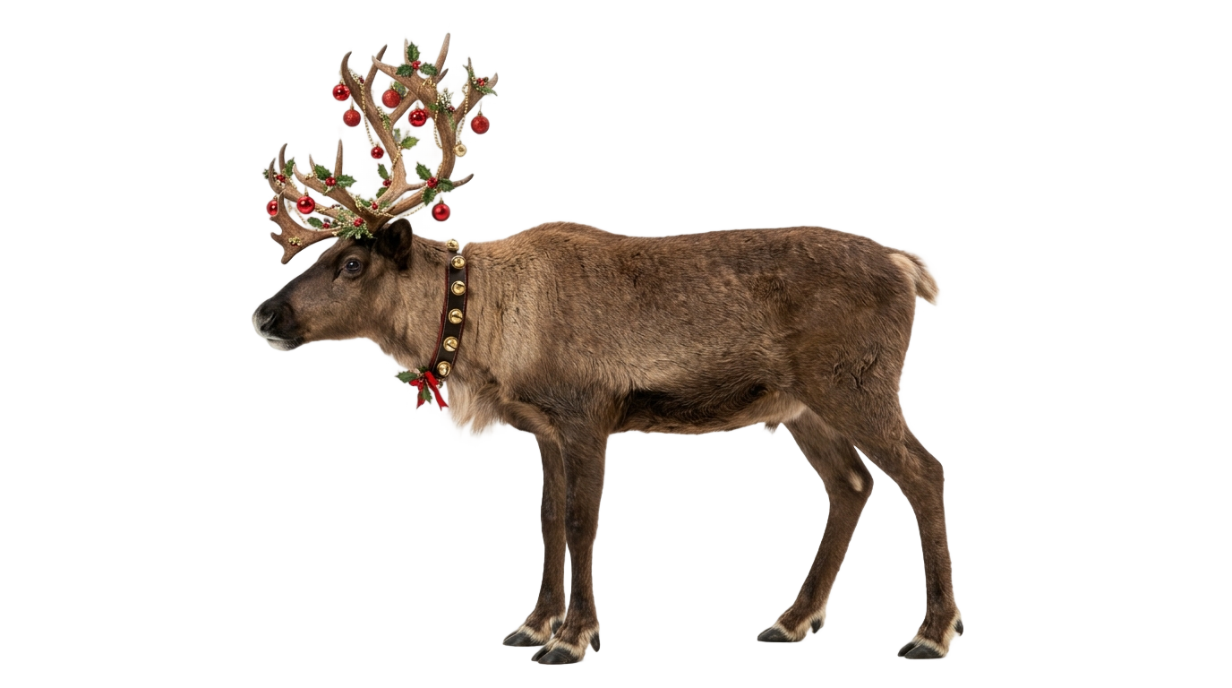xmas deer png PNG transparent background