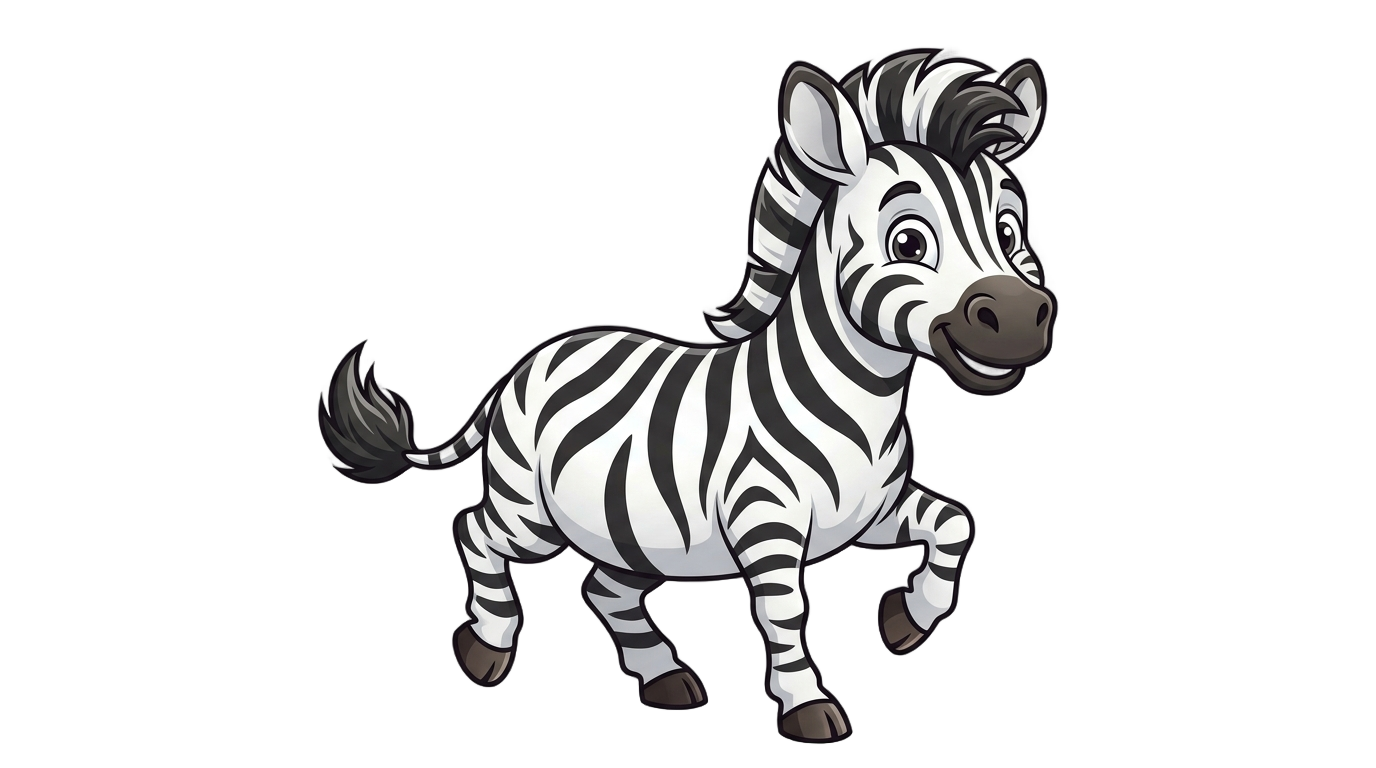 zebra cartoon clipart png PNG transparent background