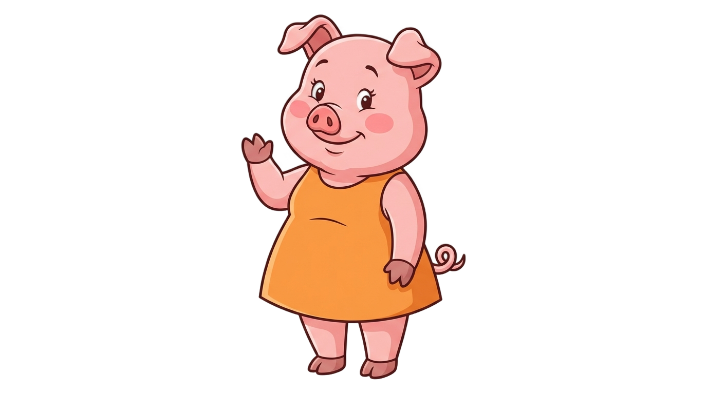 mommy pig png PNG transparent background