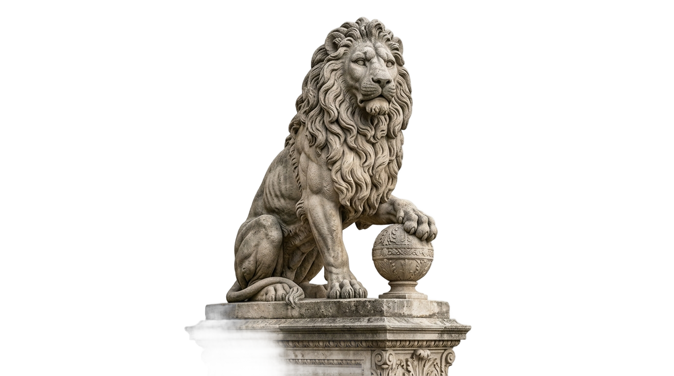 villa lion png PNG transparent background