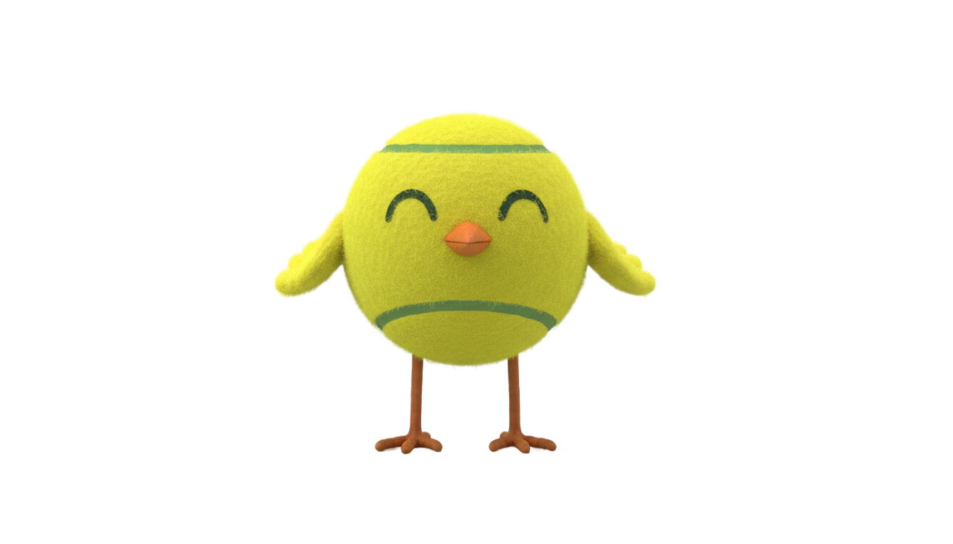 tennis ball bird png PNG transparent background