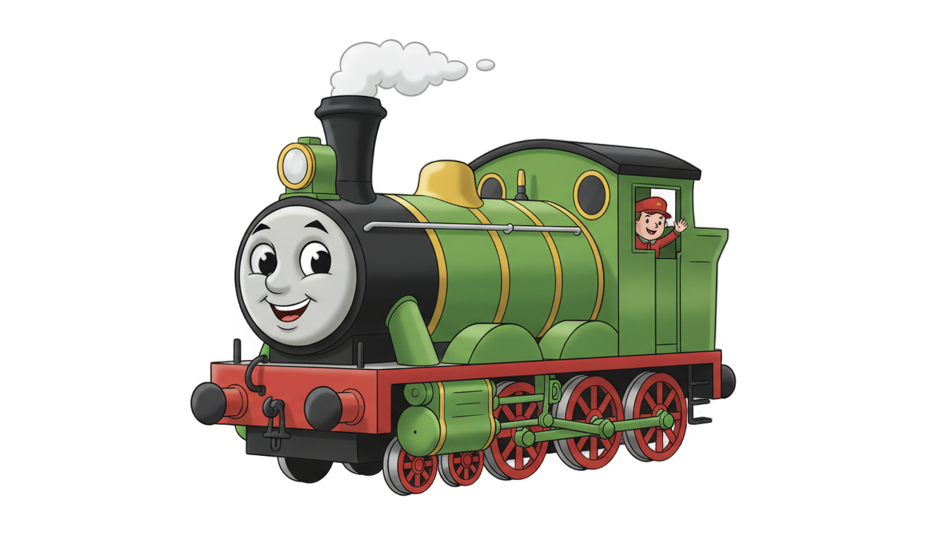 duck the great western engine png PNG transparent background
