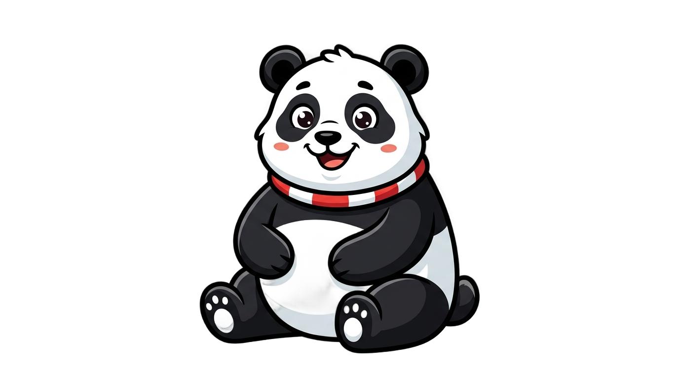 canal panda logo png PNG transparent background