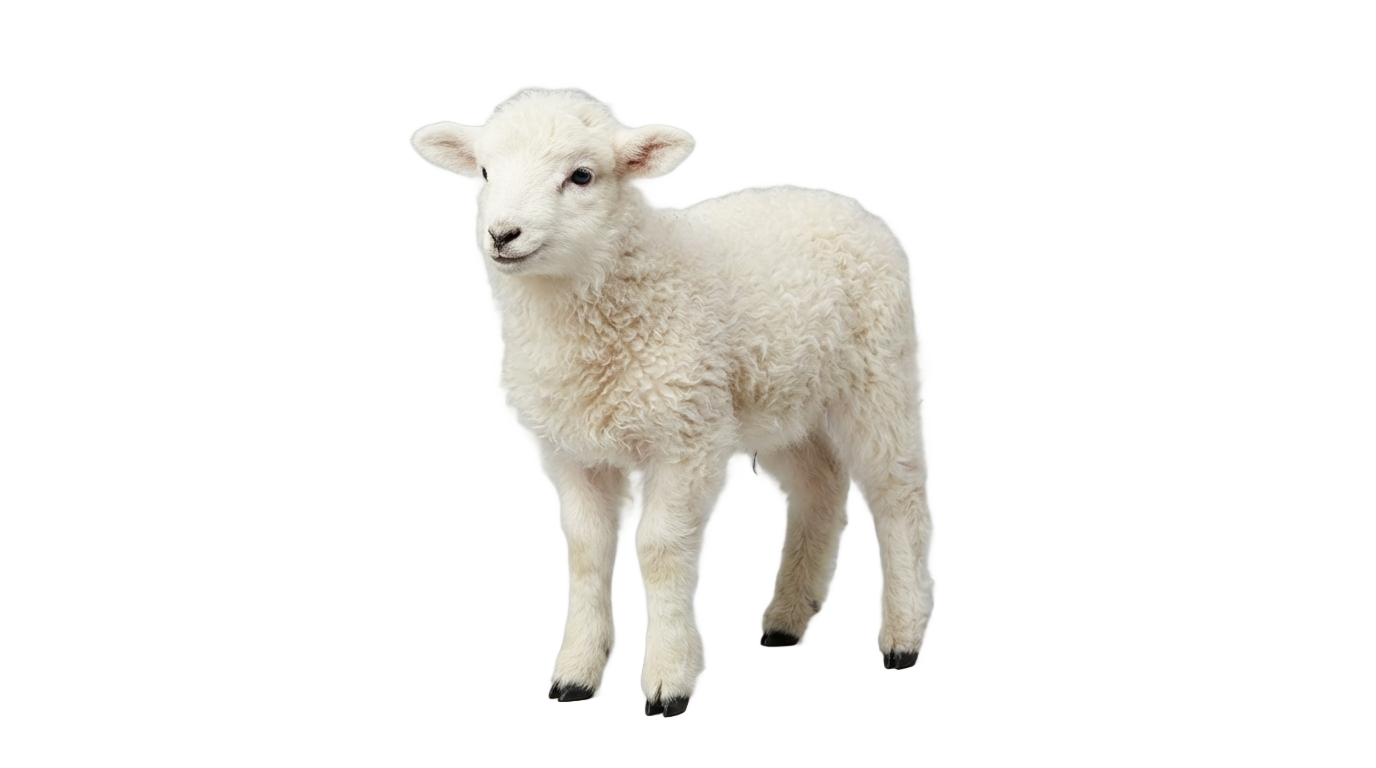 baby sheep png PNG transparent background
