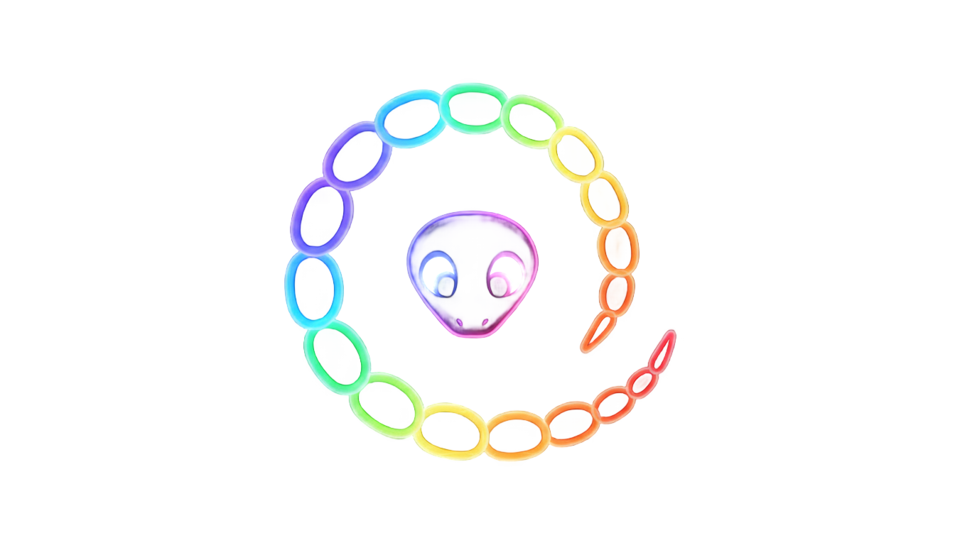 slither.io snake png PNG transparent background