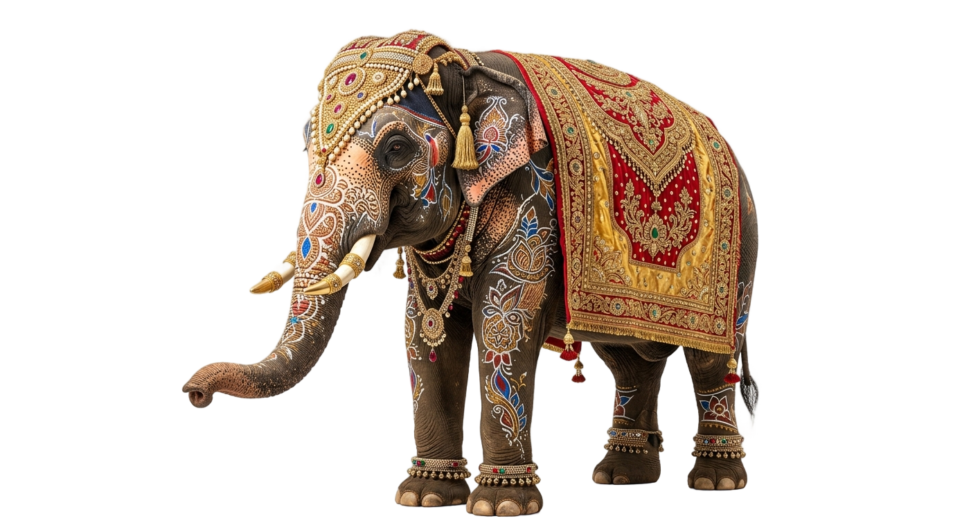 diwali elephant png PNG transparent background