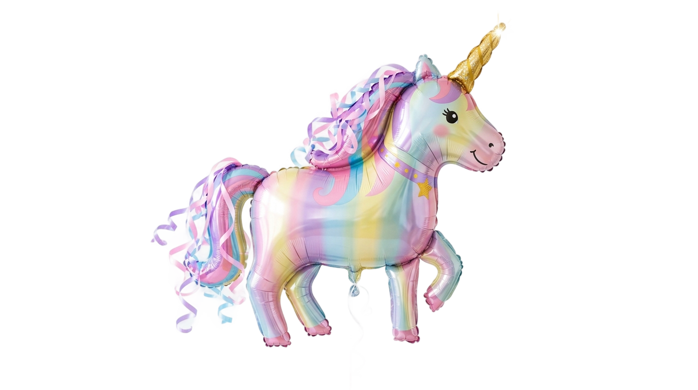 unicorn balloon png PNG transparent background