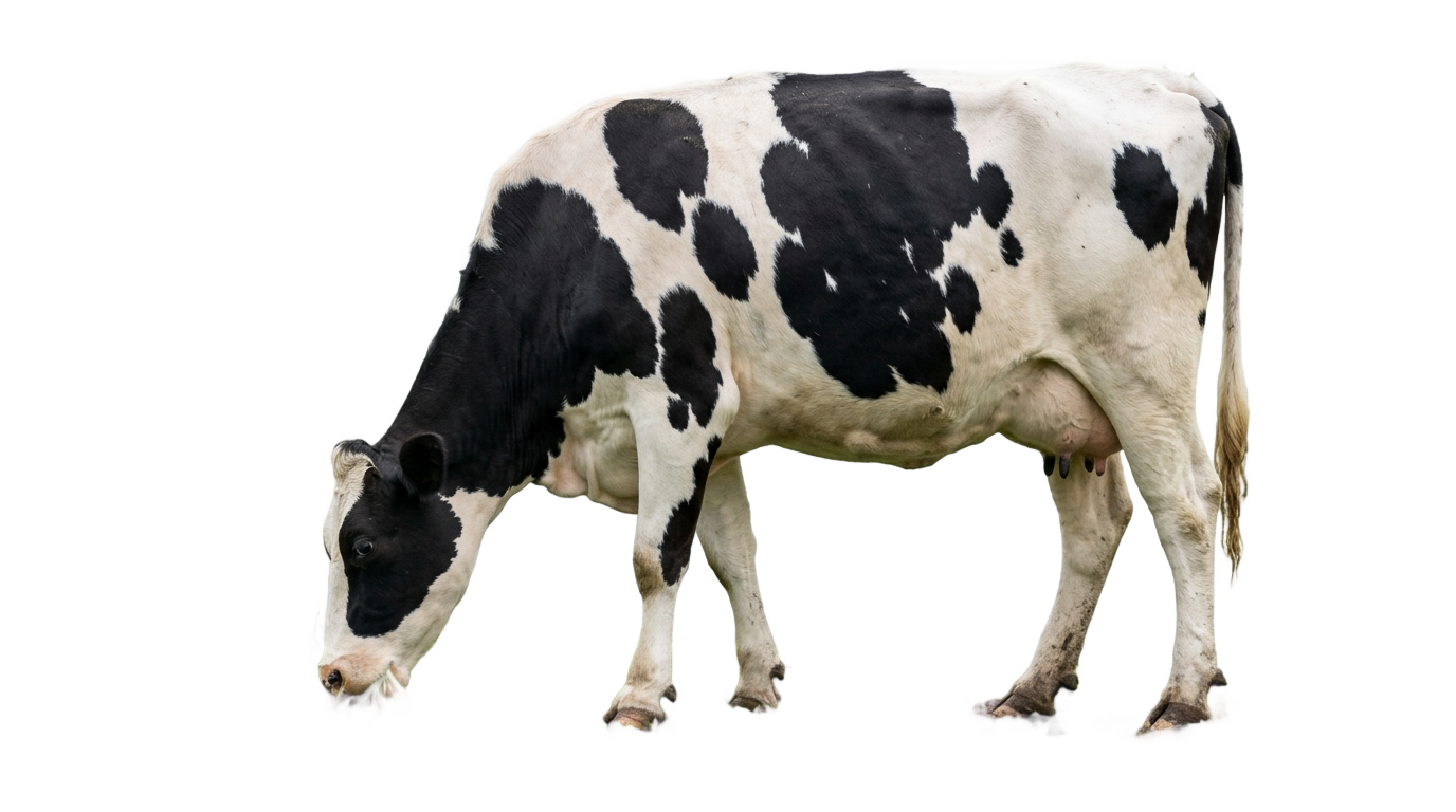cow eating grass png PNG transparent background