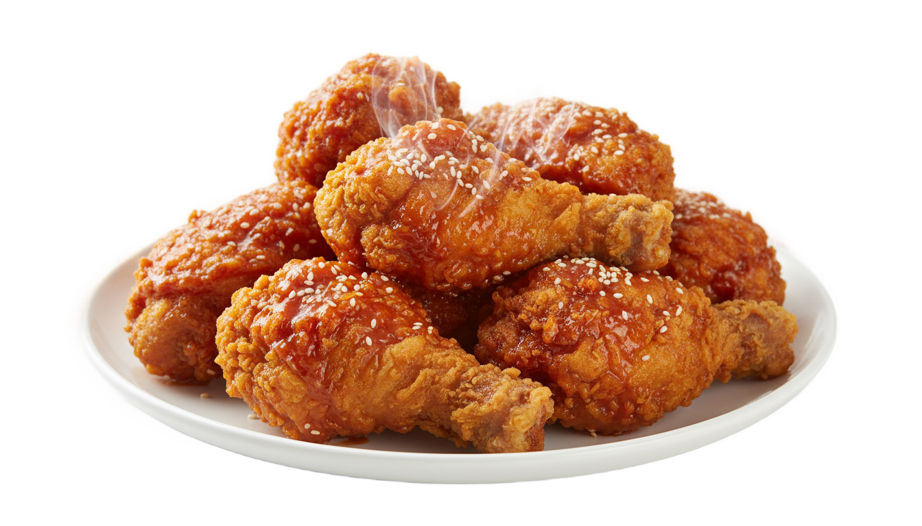 korean fried chicken png PNG transparent background