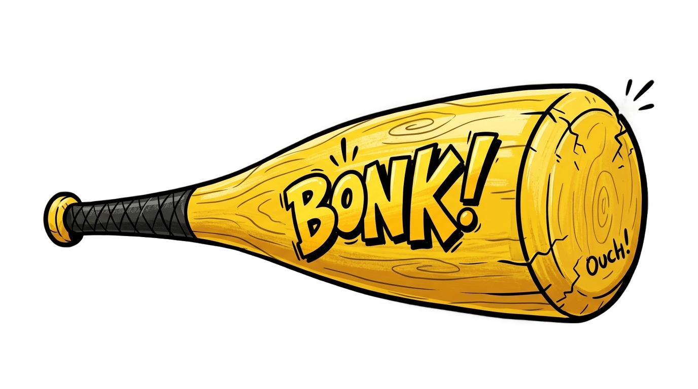 bonk bat png PNG transparent background