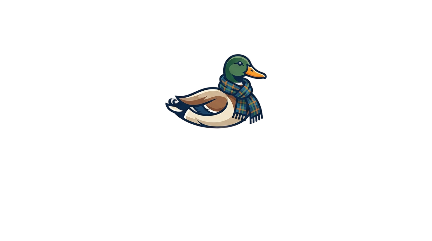 duck scarves logo png PNG transparent background