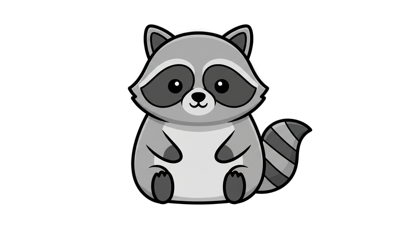 raccoon emoji png PNG transparent background