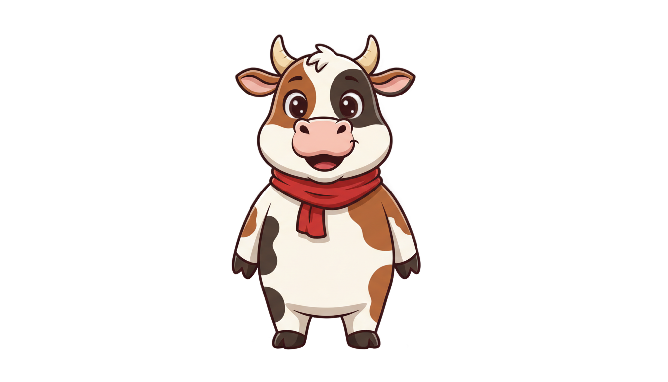 otis the cow png PNG transparent background