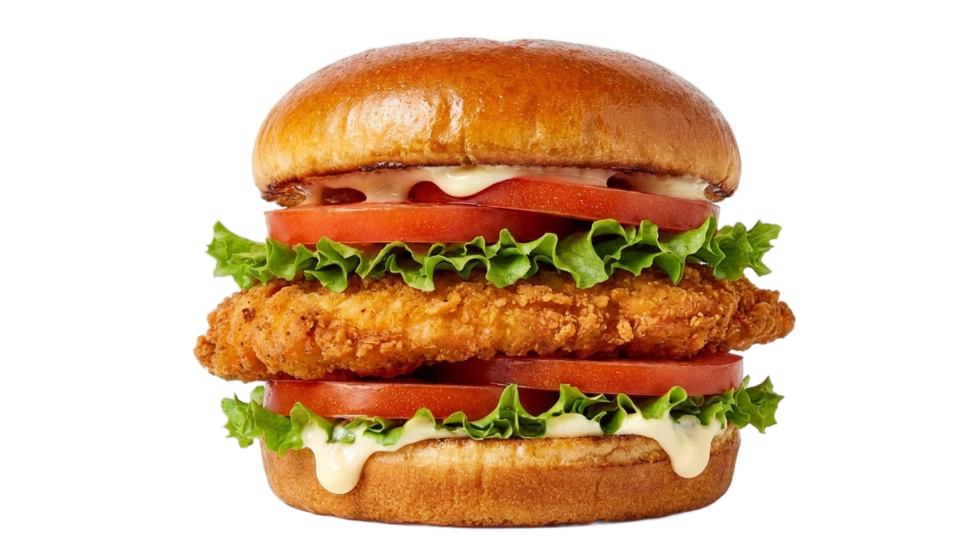 chicken sandwich png PNG transparent background