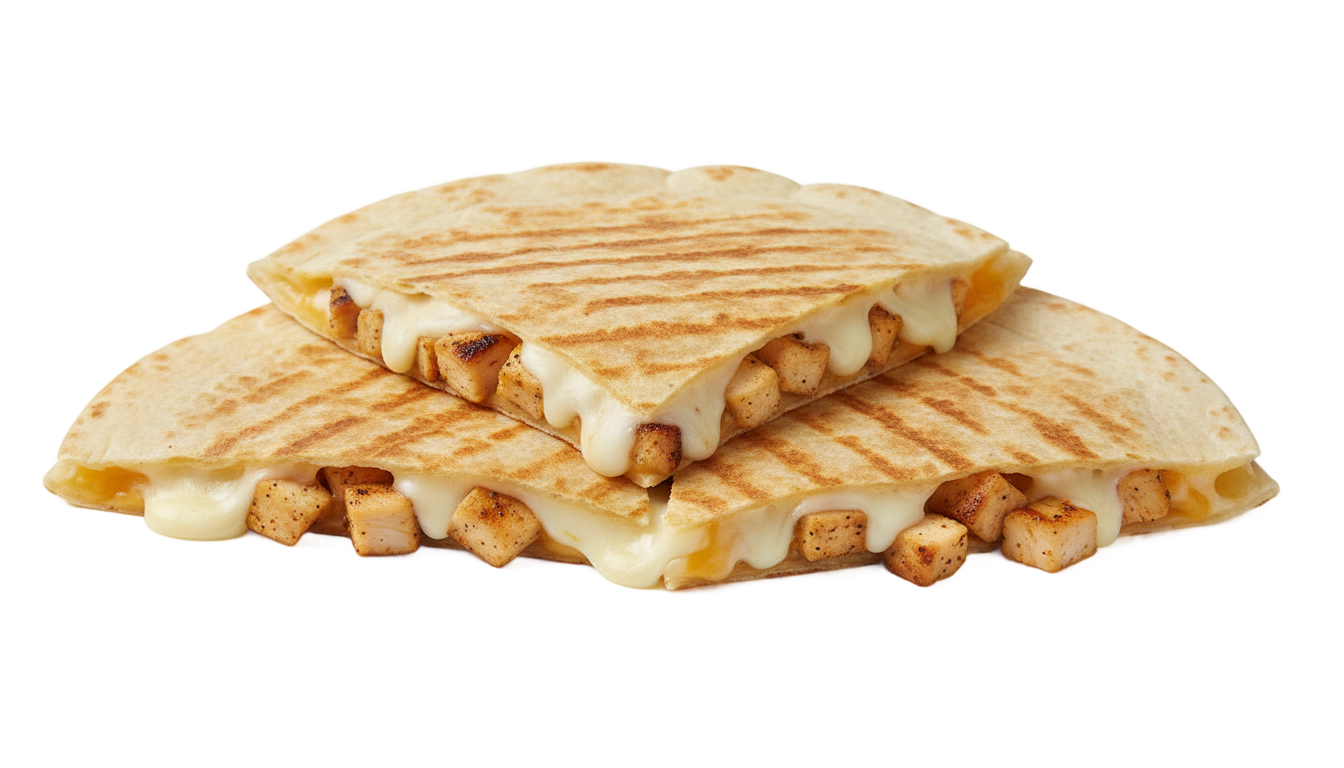 chicken quesadilla png PNG transparent background