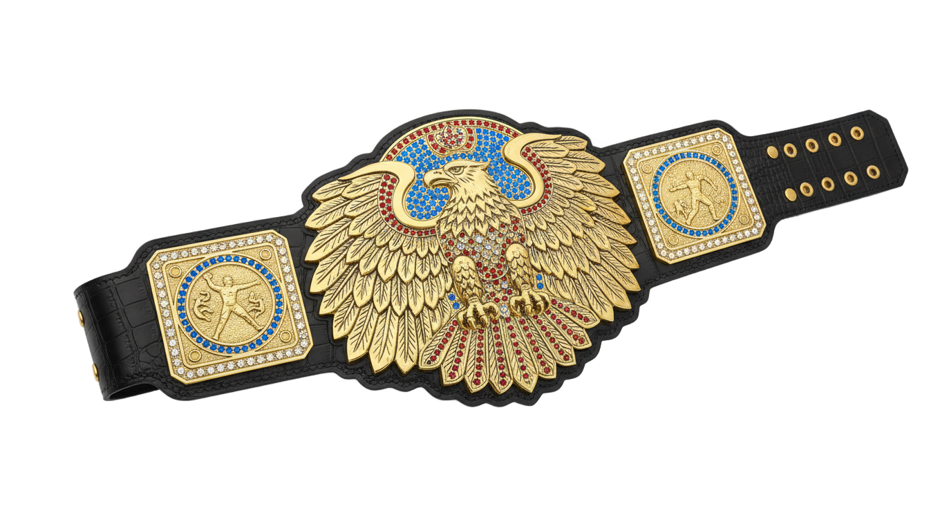 wwe winged eagle belt png PNG transparent background