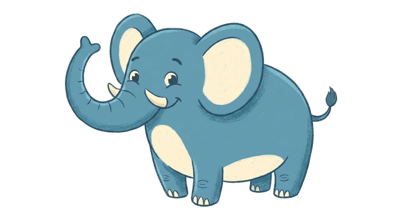 elephant cartoon png PNG transparent background