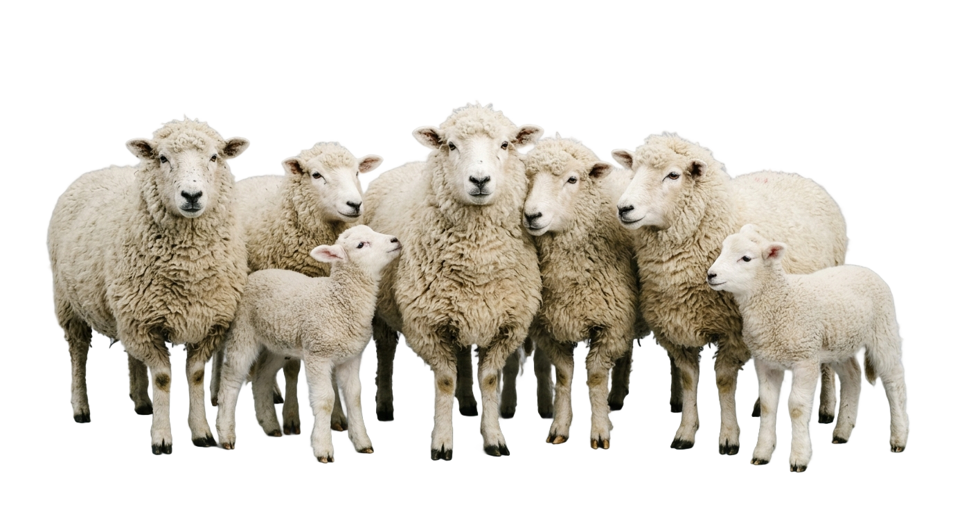 flock of sheep png PNG transparent background