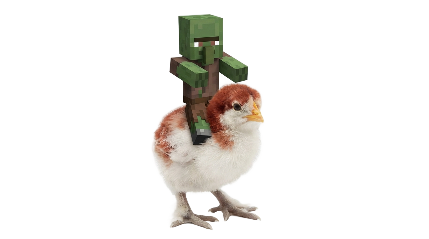 chicken jockey png PNG transparent background