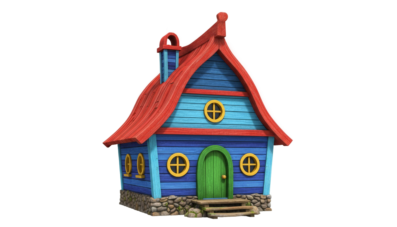 masha and the bear house png PNG transparent background