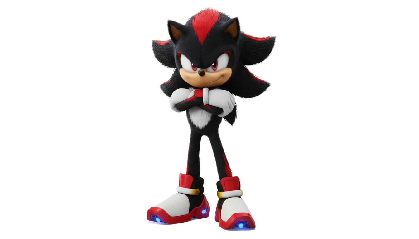 movie shadow the hedgehog png PNG transparent background