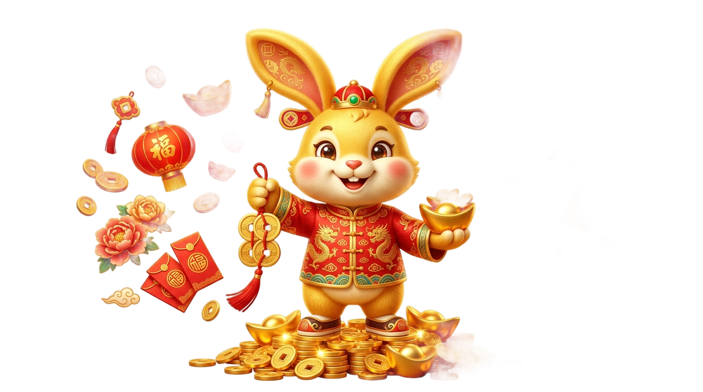 fortune rabbit pg slot png PNG transparent background