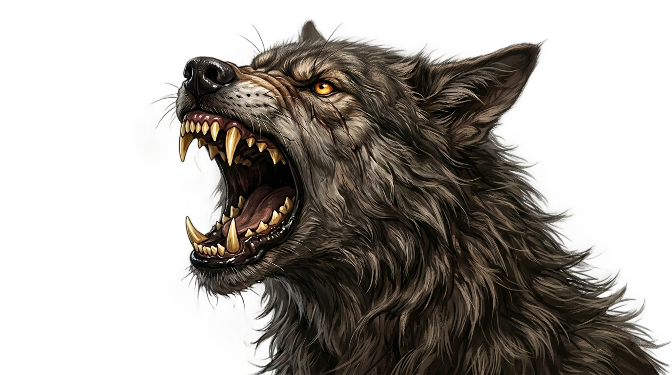 wolf man logo png PNG transparent background