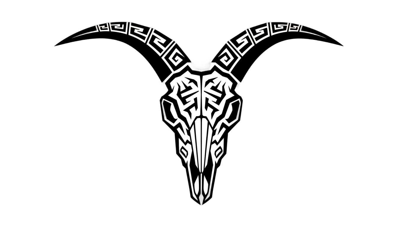 slipknot goat logo png PNG transparent background