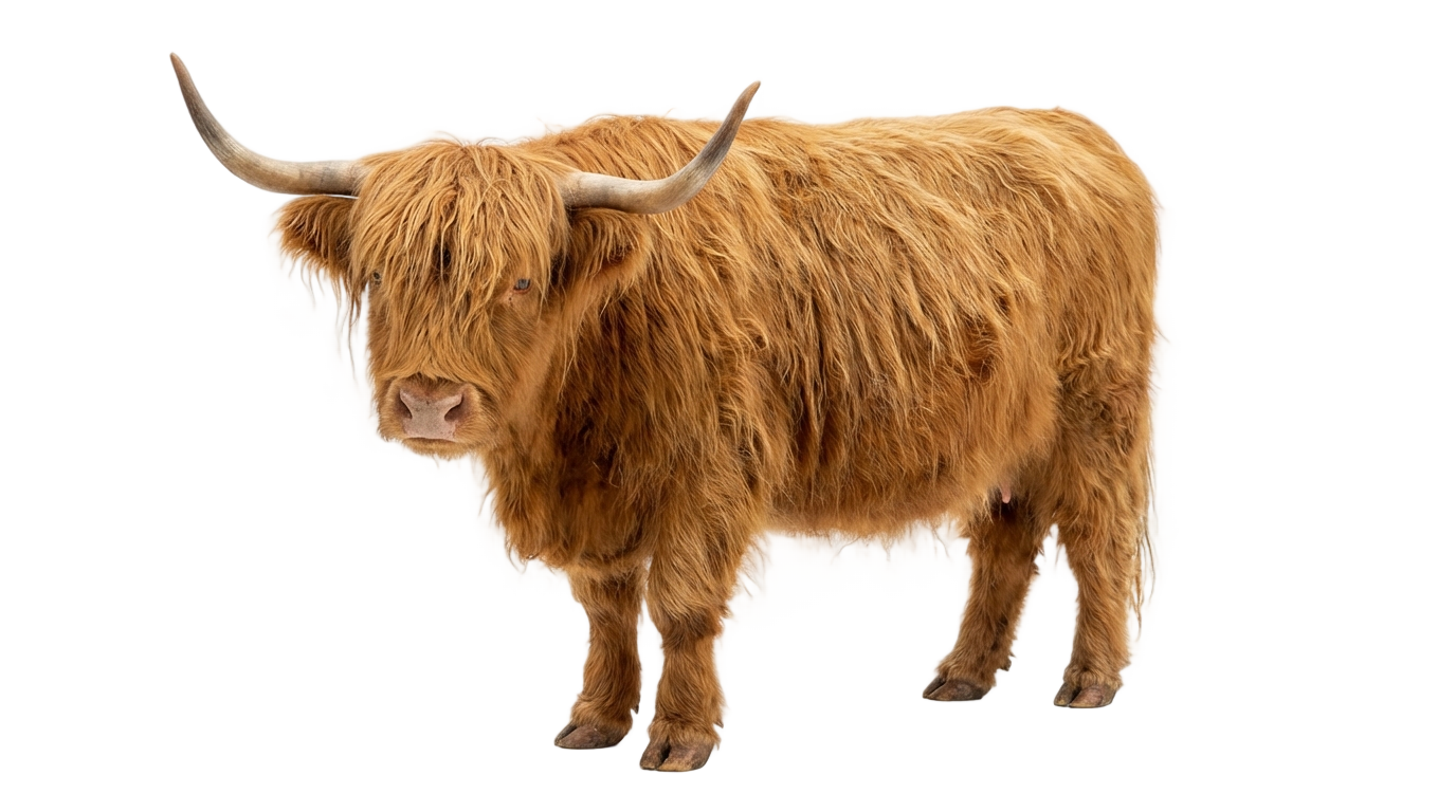 highland cow png PNG transparent background