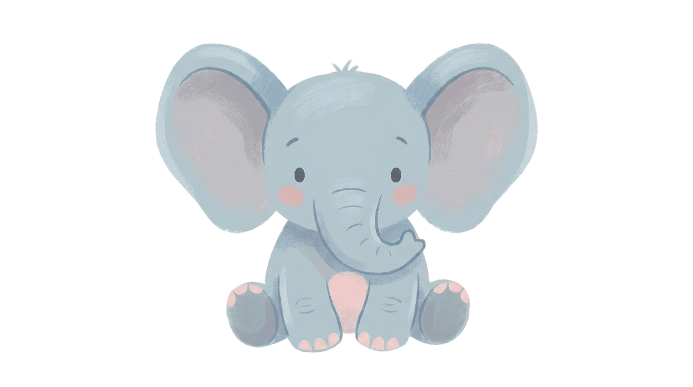 baby elephant clipart png PNG transparent background