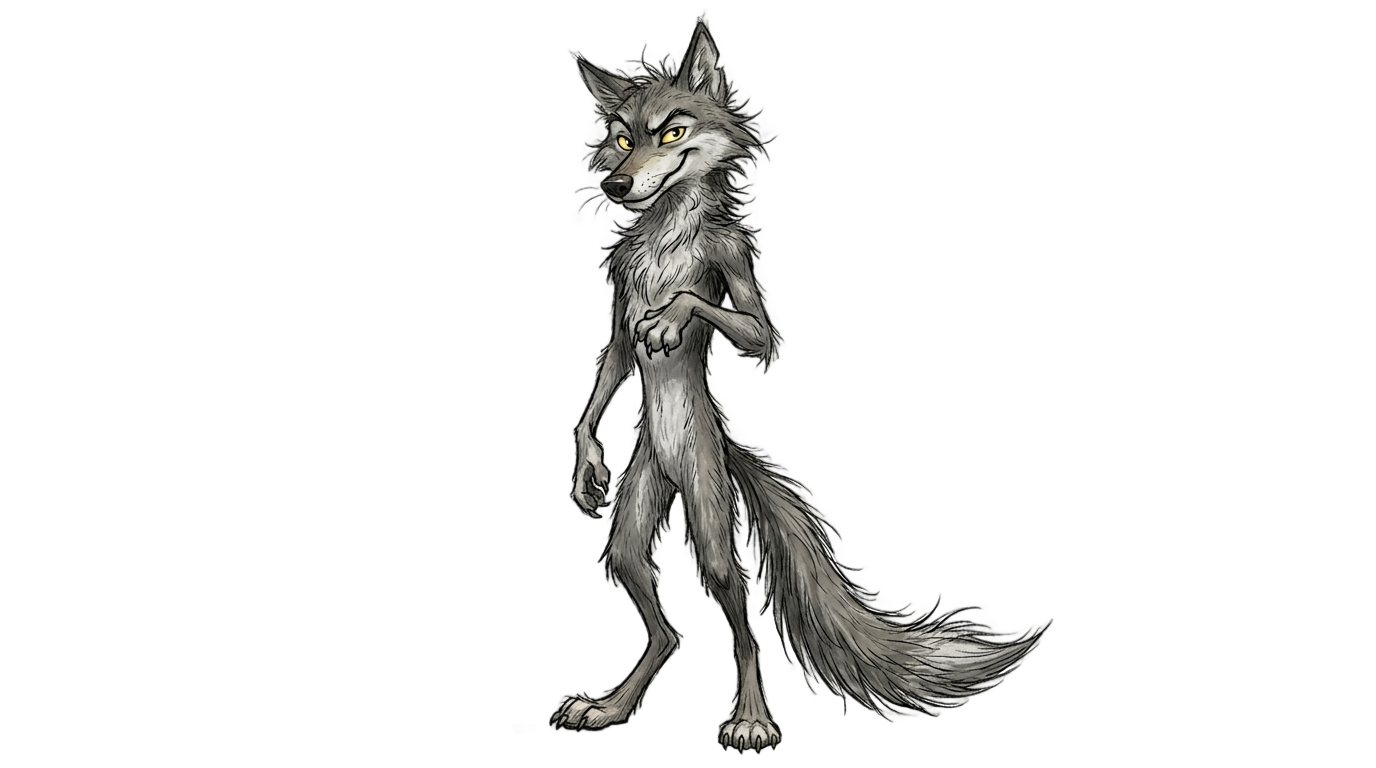 masha and the bear wolf png PNG transparent background