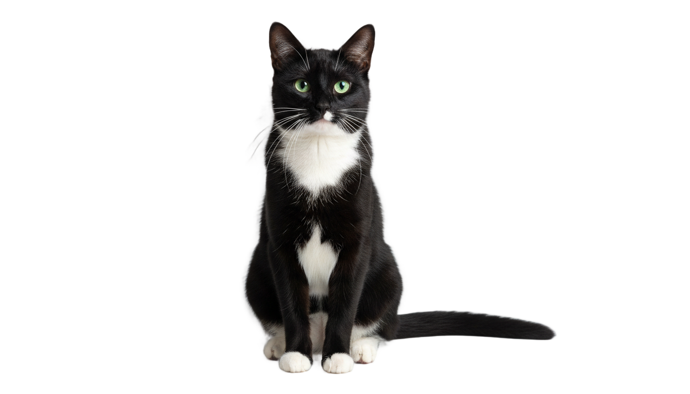 tuxedo cat png PNG transparent background