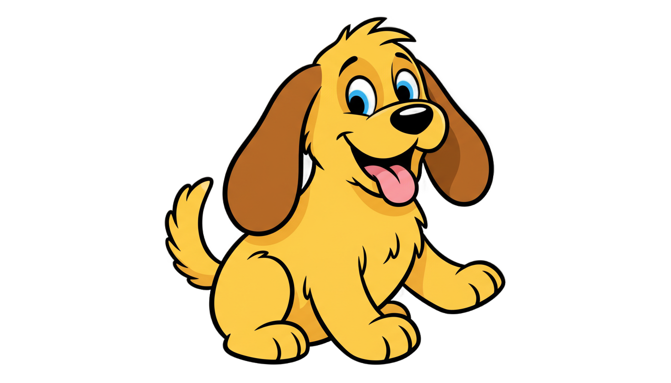 clip art dog png PNG transparent background