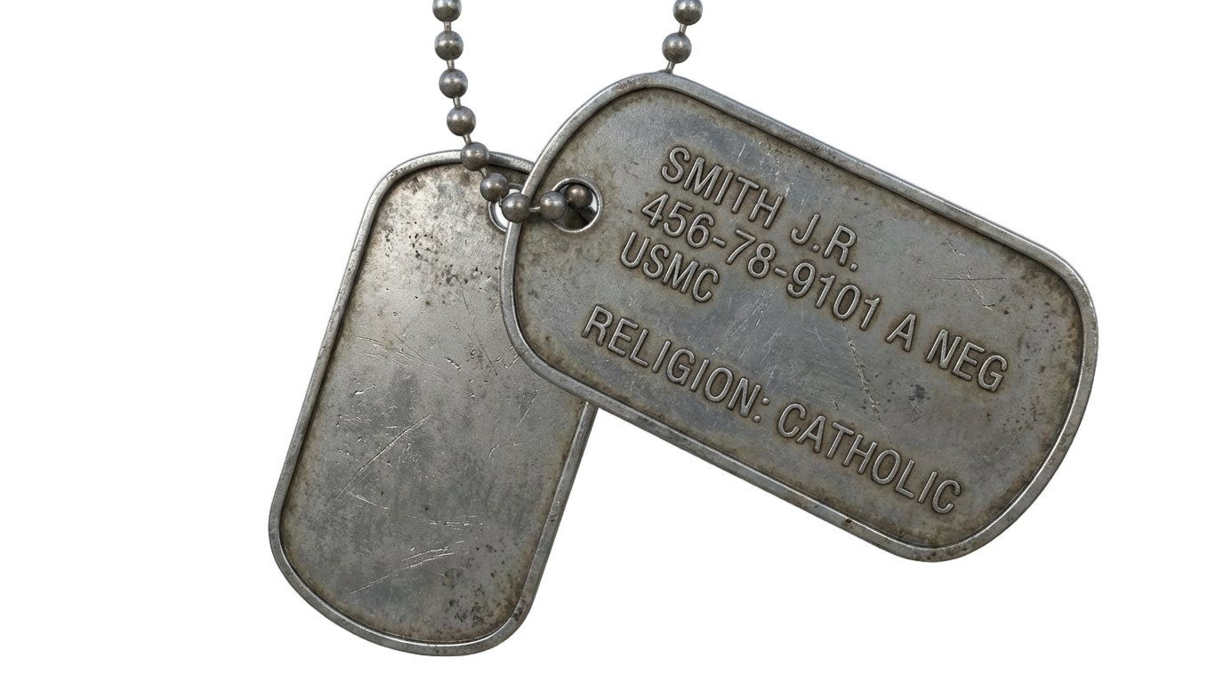 military dog tag png PNG transparent background
