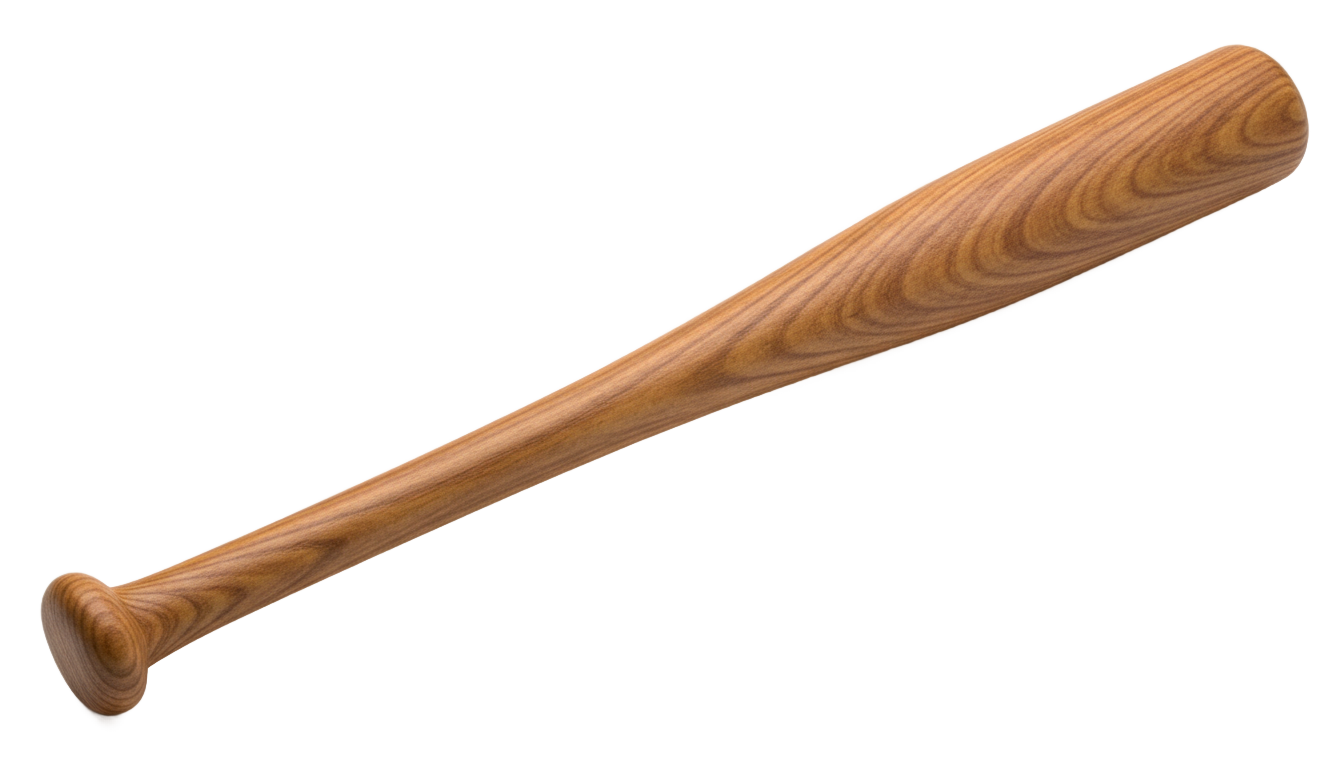 wood baseball bat png PNG transparent background