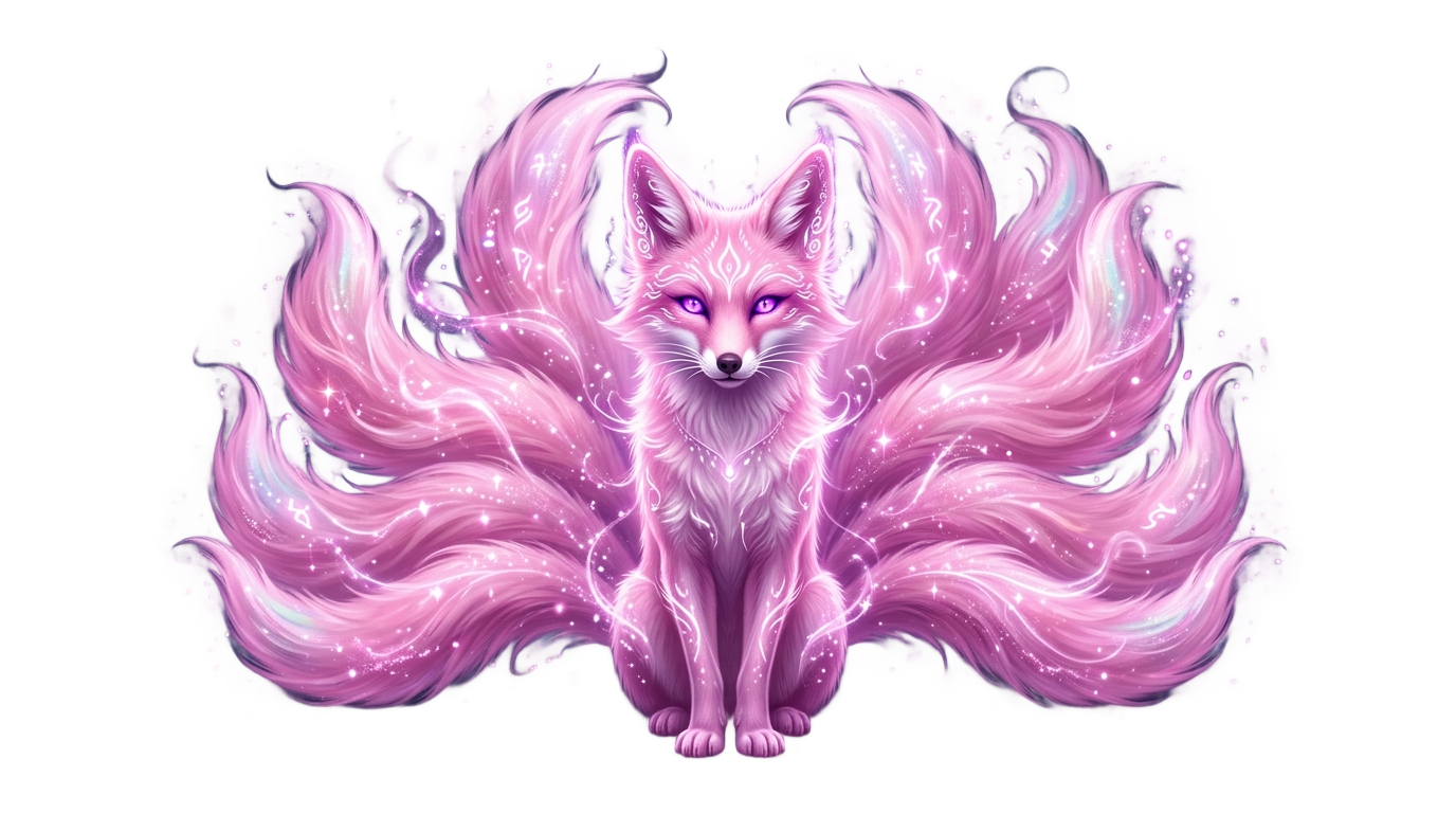 yae miko fox form png PNG transparent background