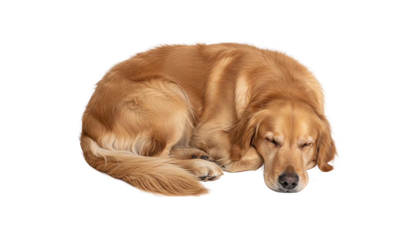 sleeping dog png PNG transparent background