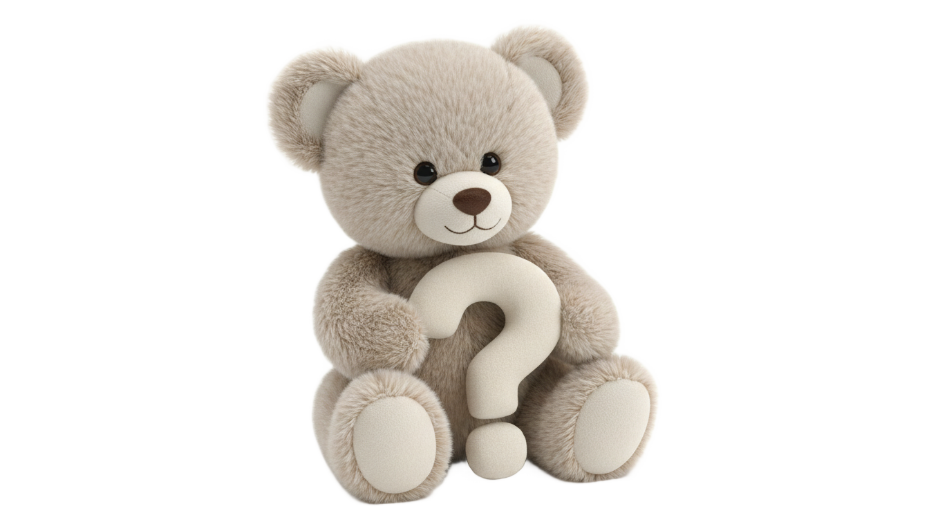 teddy bear gender reveal png PNG transparent background