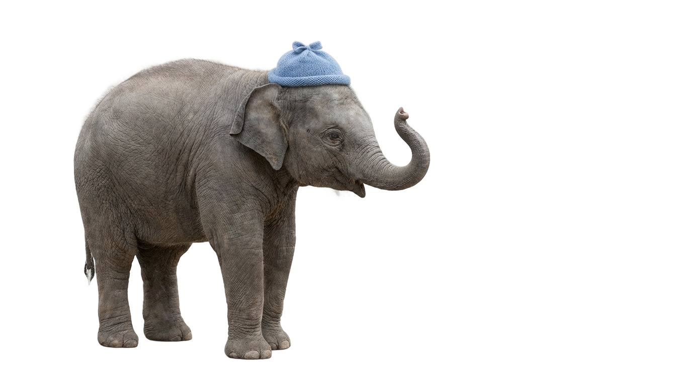 baby boy elephant png PNG transparent background