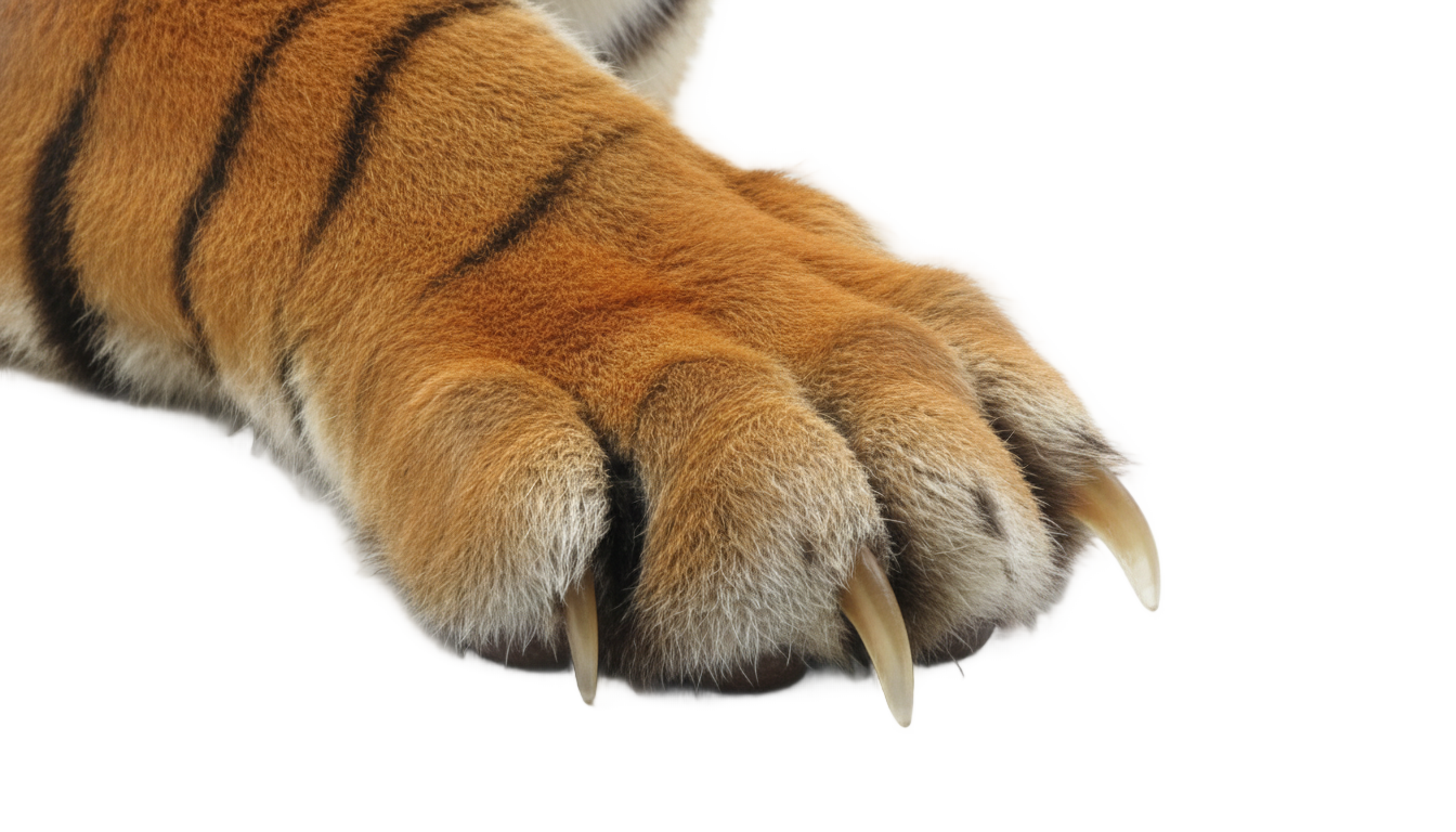 tiger paw png PNG transparent background