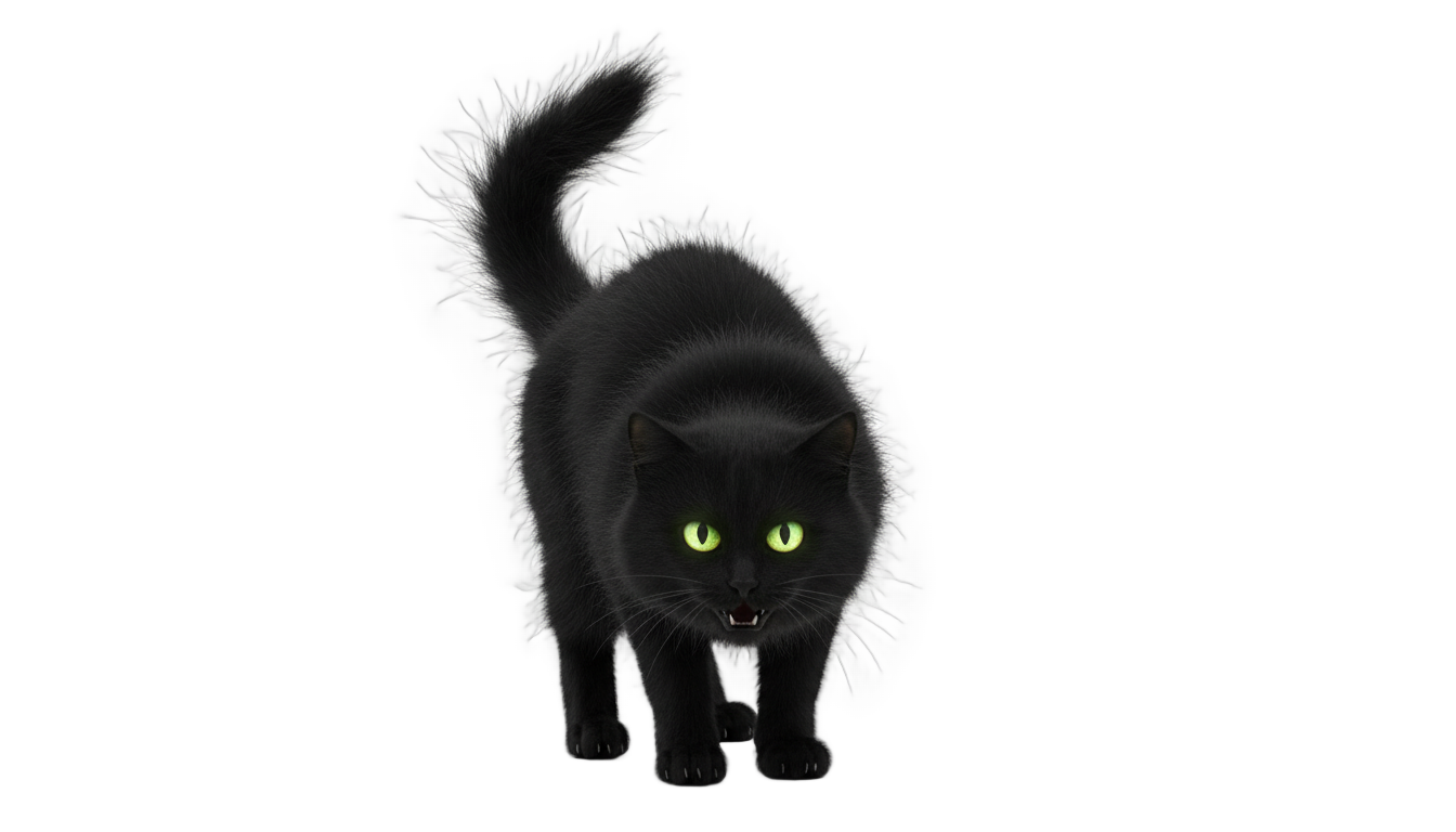 halloween cat png PNG transparent background