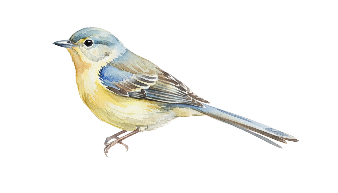 watercolor bird png PNG transparent background