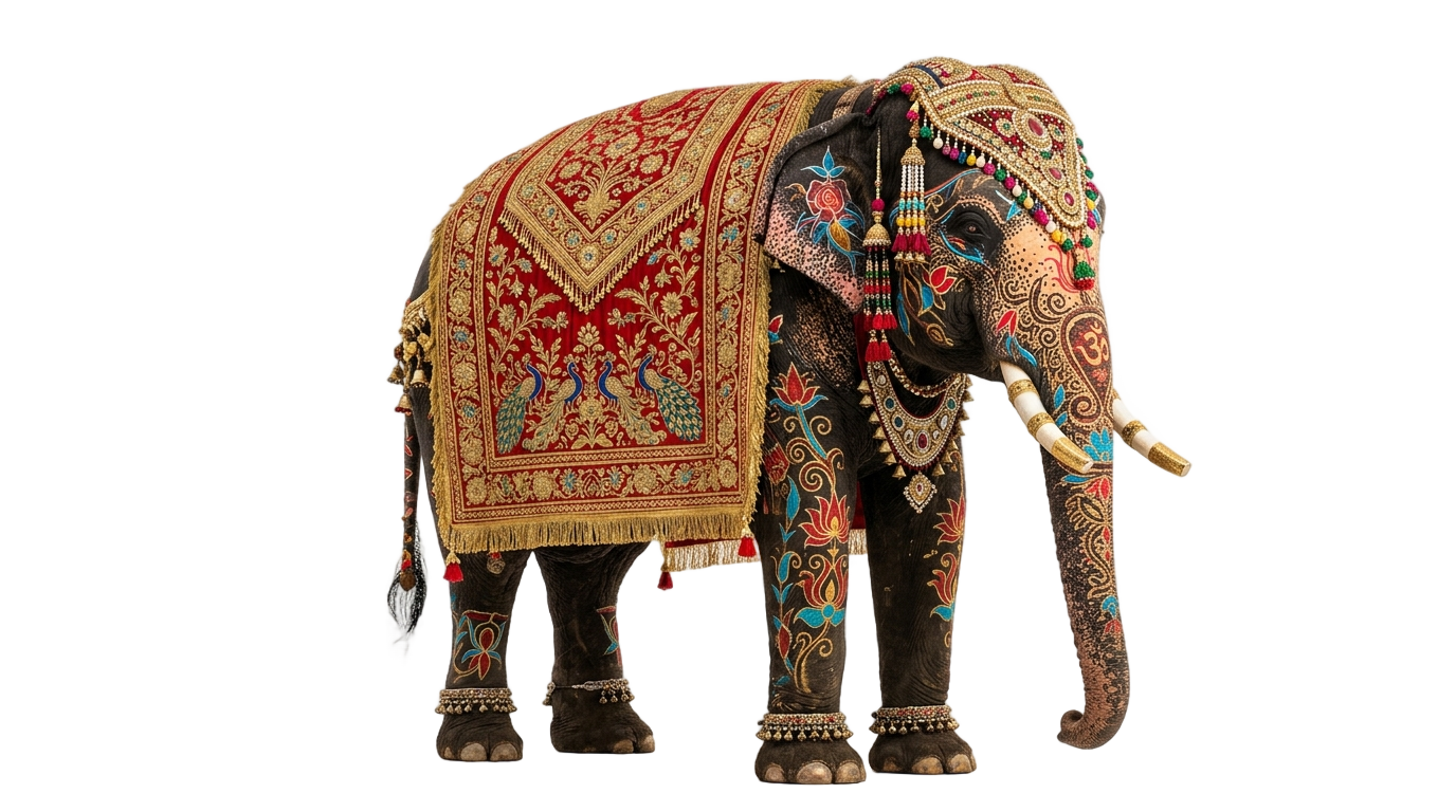 diwali elephant png PNG transparent background