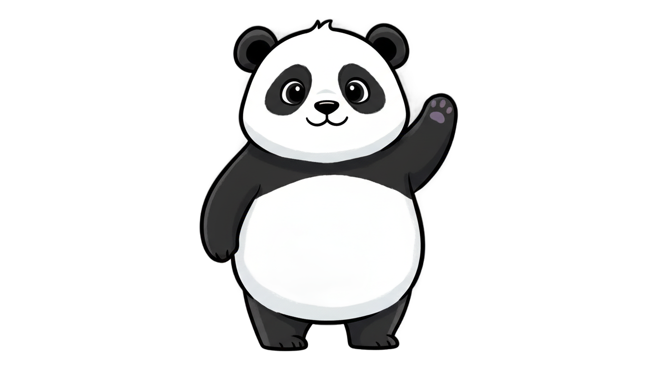 panda clipart png PNG transparent background