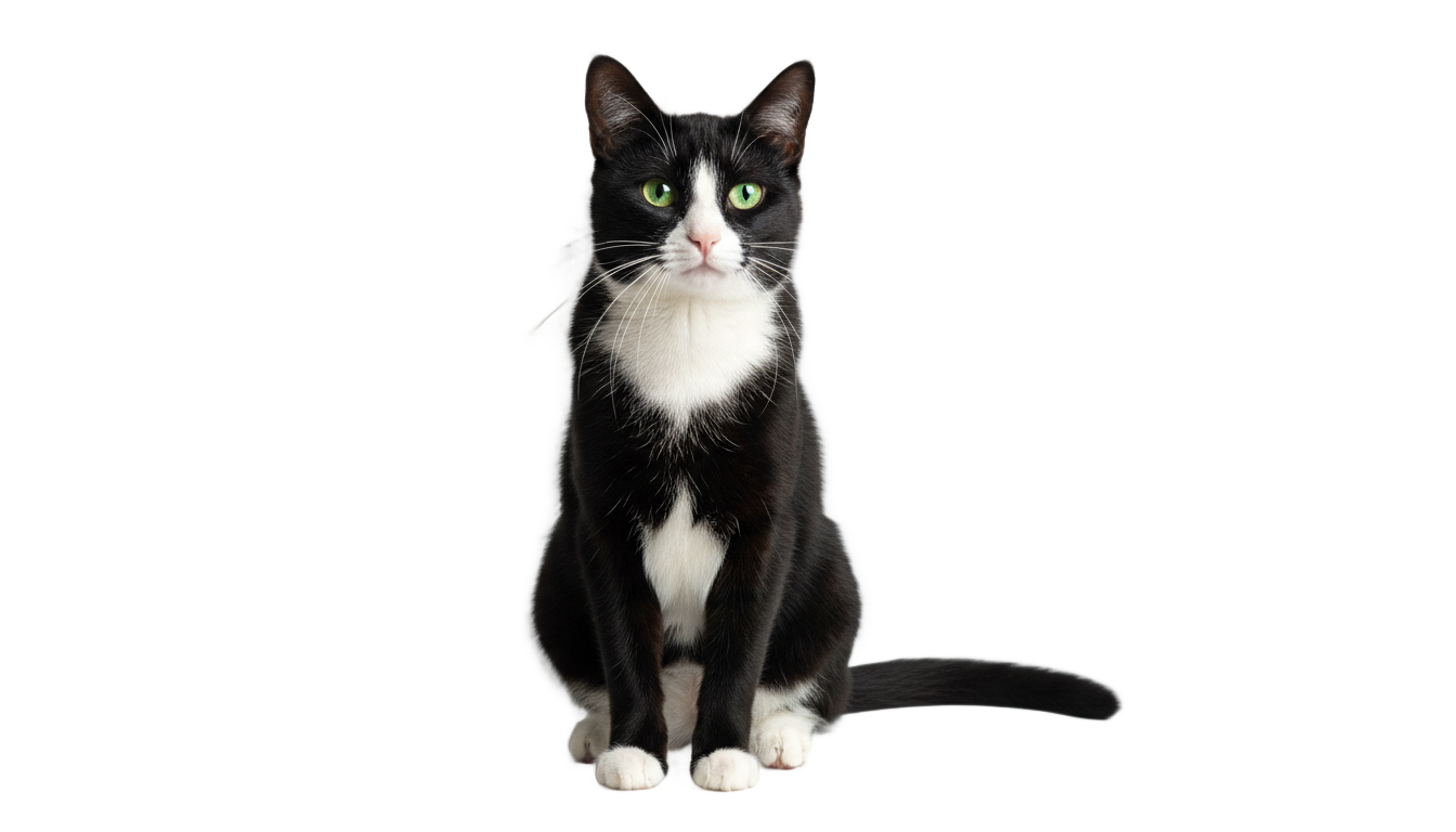 tuxedo cat png PNG transparent background