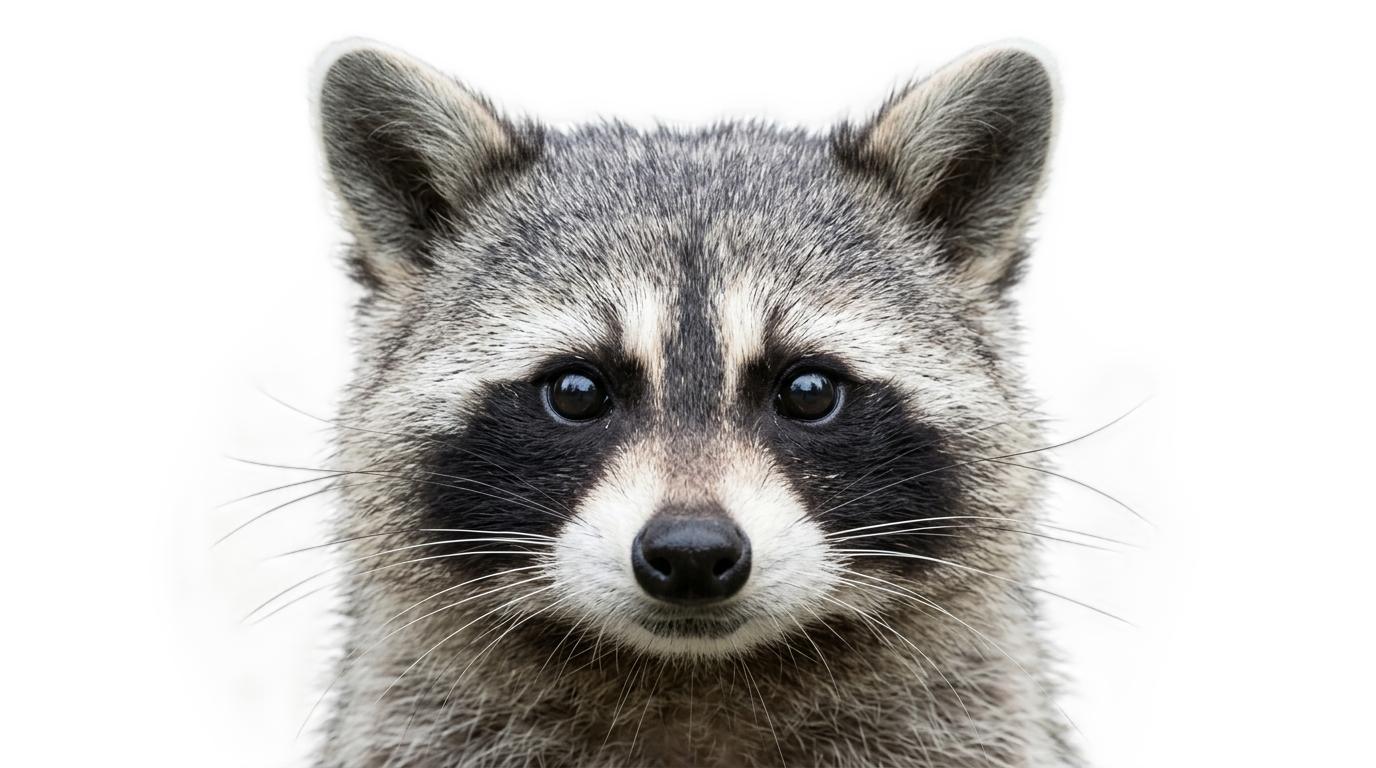 raccoon face png PNG transparent background
